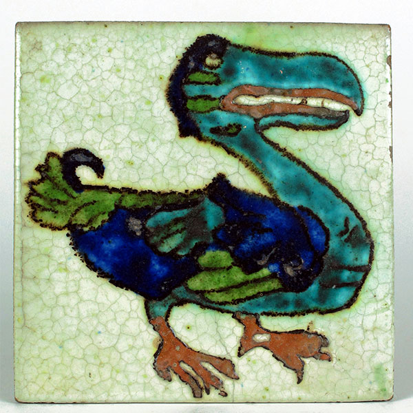 William De Morgan triple lustre Dodo  Bird art, Art nouveau tiles, Pottery  art